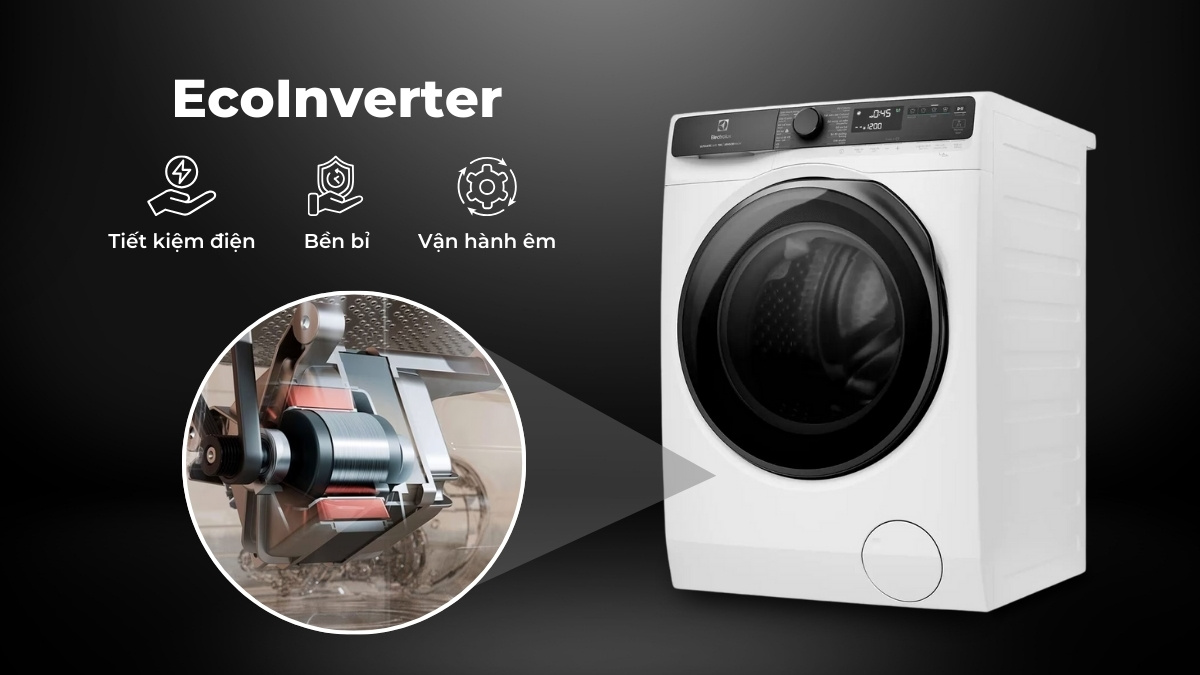 Đồng hành giặt giũ thông minh cho gia đình hiện đại với máy giặt electrolux 10Kg EWF1043R7WC