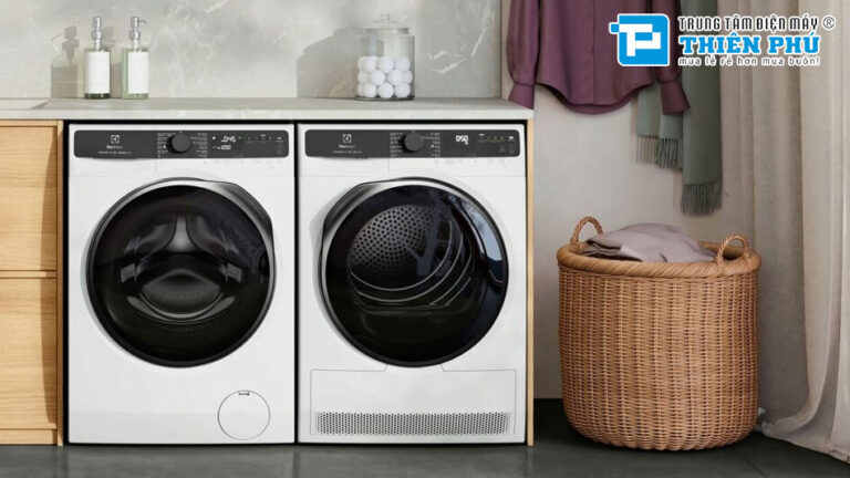 Máy sấy quần áo Electrolux 9kg EDH903R7WC sự lựa chọn thông minh cho mọi gia đình