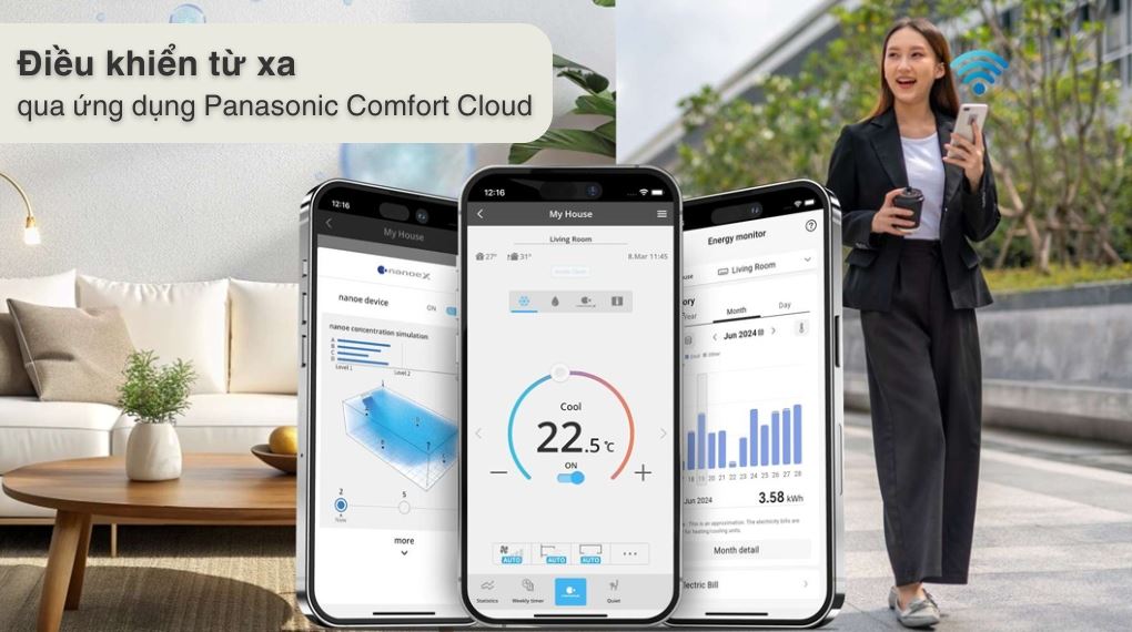 Khám phá điều hòa Panasonic 24000btu CS-XU24BKH-8 có công nghệ tính năng gì?