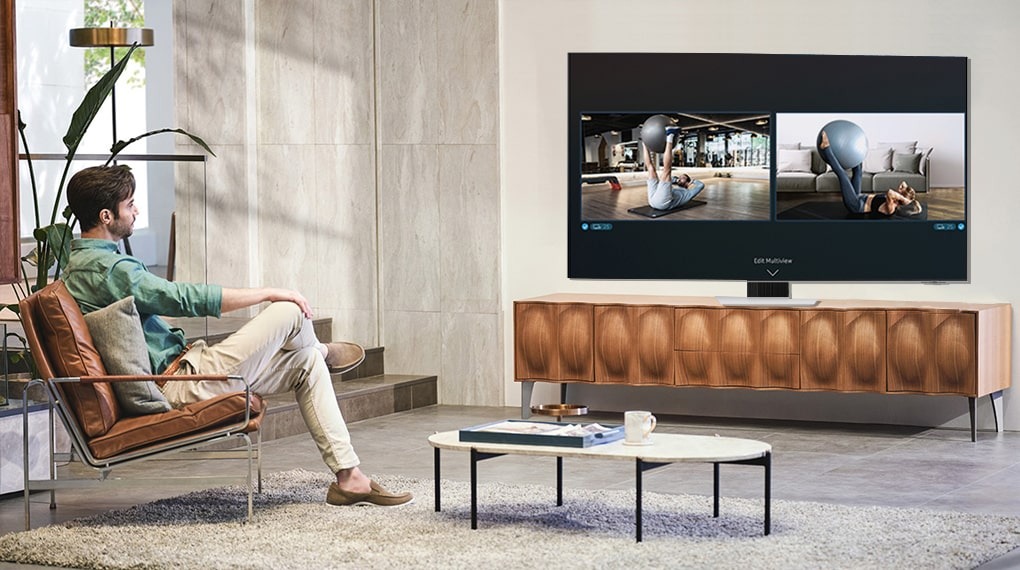 Tận hưởng âm thanh với công nghệ Object Tracking Sound Lite trên Smart tivi Samsung QLED QA55Q8F5AKXXV