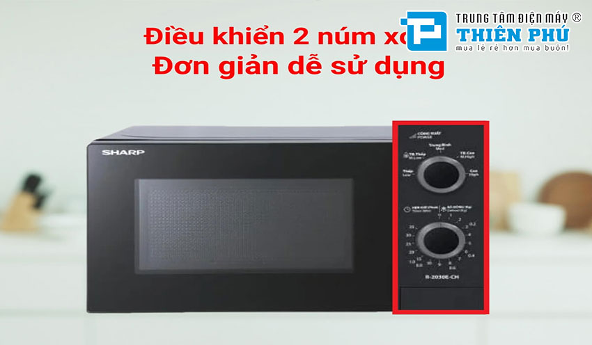 Lò Vi Sóng Sharp R-2030E-CH 20 Lít
