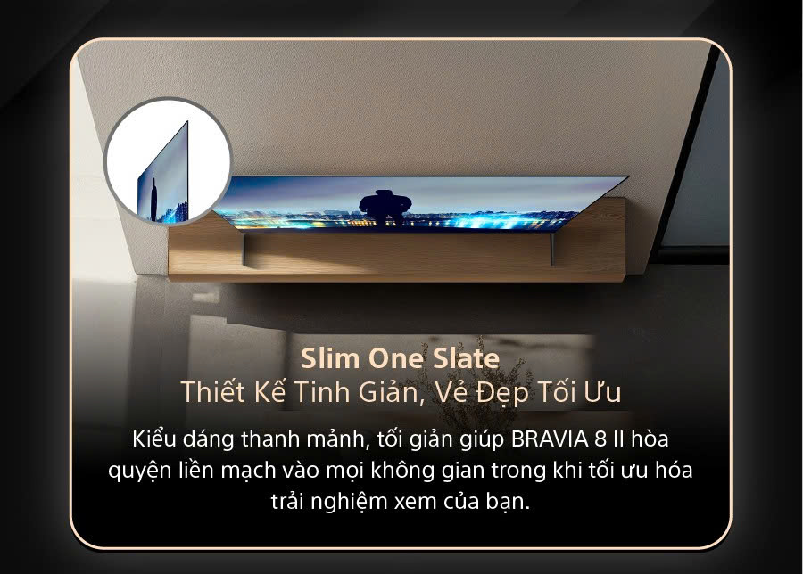 Tivi Sony 55 inch K-55XR80M2, siêu phẩm OLED 4K 120Hz dành cho người mê điện ảnh