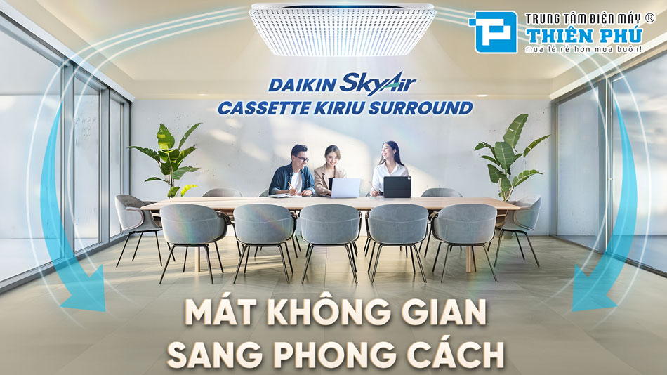 Khám phá công nghệ KIRIU mới trên điều hòa âm trần Daikin 18000btu FCFG50AV1V/RZFC50AGV19