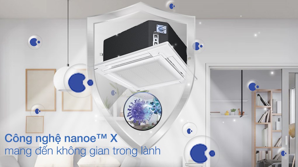 Tiết kiệm điện hiệu quả với điều hòa âm trần Panasonic inverter S-3448PU3HB/U-43PZ3H5