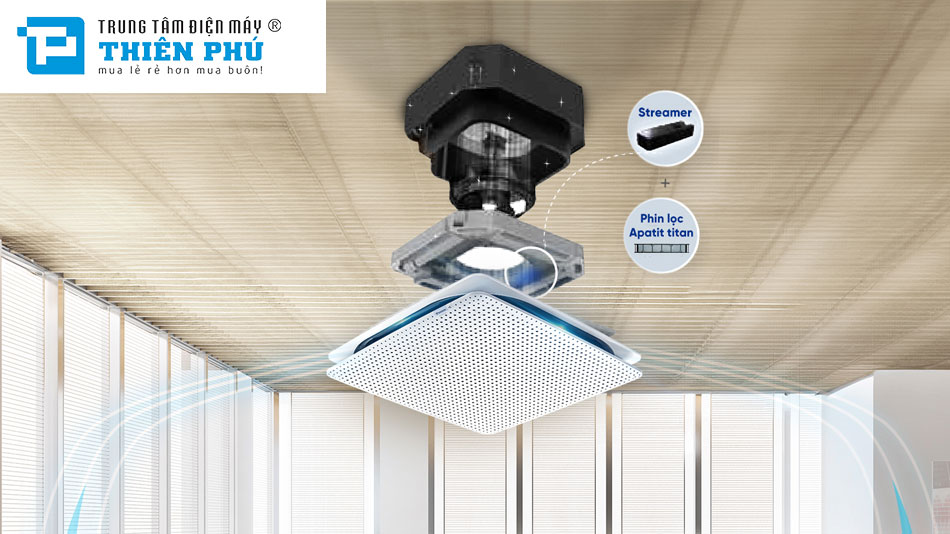 Review chi tiết thiết kế điều hòa âm trần Daikin 24000btu FCFG71AV1V/RZFC71AGV19