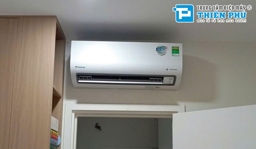 Đánh giá hiệu quả làm mát và tiết kiệm điện năng trên điều hòa Daikin 9000btu FTKF25ZVMV