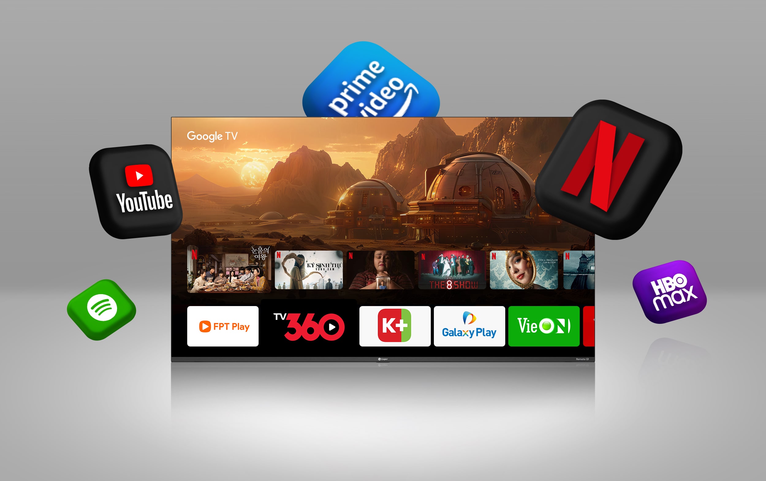 Những đặc điểm nổi bật của smart tivi Casper 4K 50 inch D50UGC620 mới 2025