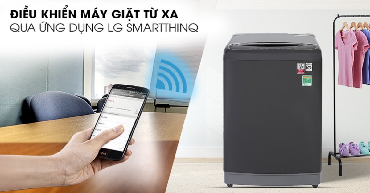 Hướng dẫn sử dụng ứng dụng LG ThinQ trên máy giặt LG lồng đứng TV2515DV5J