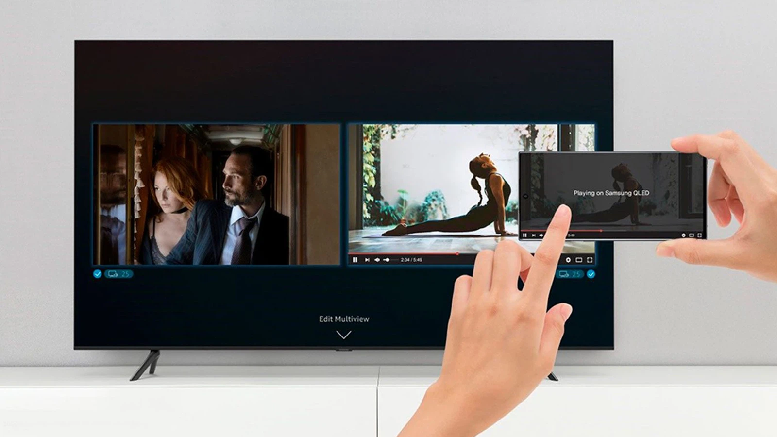 Khám phá trải nghiệm giải trí tuyệt vời với smart Tivi Samsung 55 inch UA55U8500FKXXV