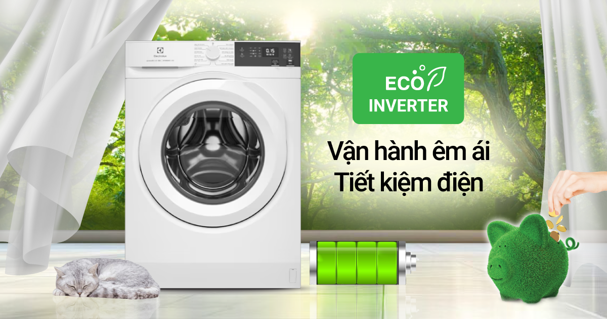 Khám phá công nghệ giặt trên máy giặt Electrolux 10Kg EWF1024D3WC 