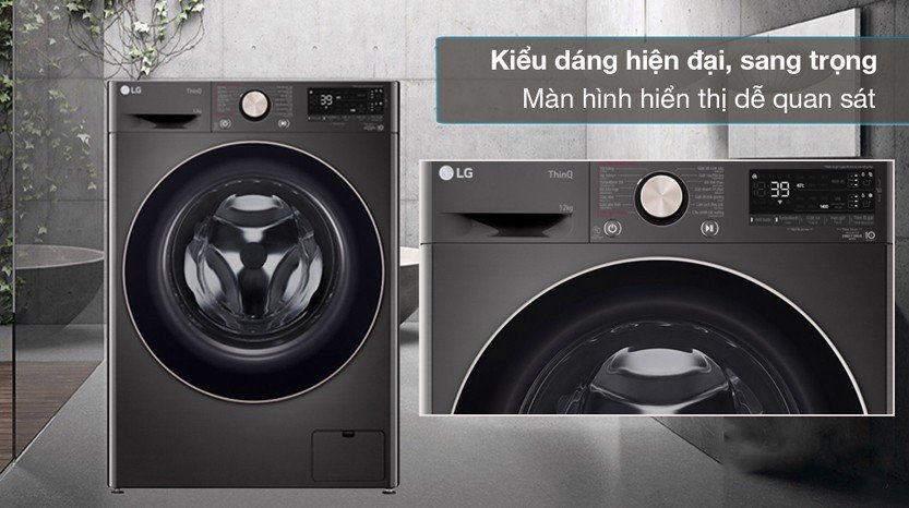 So sánh máy giặt LG inverter 12Kg T2512VBTB và FV1412S3B: Nên chọn model nào cho gia đình?