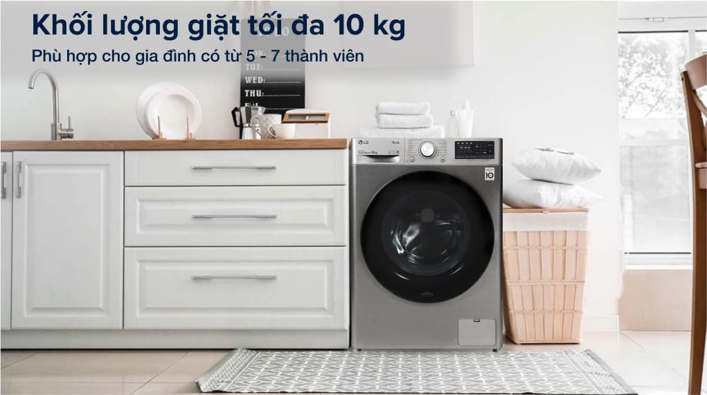 Vì sao máy giặt LG 10Kg FV1410S4P luôn đứng đầu thị trường?