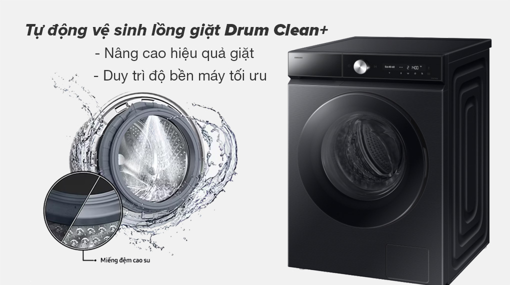 7 lý do khiến máy giặt samsung inverter 12kg WW12CGC04DABSV thuyết phục người dùng lựa chọn
