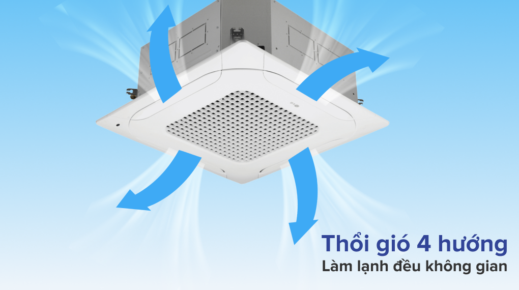 Tiết kiệm điện năng, mang lại sự thoải mái với điều hòa âm trần LG 48000btu ZTNQ48GMLA0