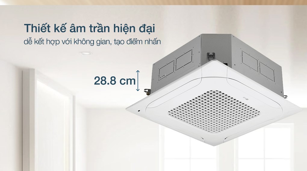Tăng tuổi thọ thiết bị với điều hòa âm trần LG 48000btu ZTNQ48GMLA0/ZUAD1 cùng dàn đồng chống ăn mòn