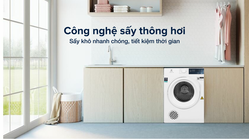 Những chiếc máy sấy quần áo thông hơi giá thành hợp lý, vừa phải bạn nên lựa chọn ngay