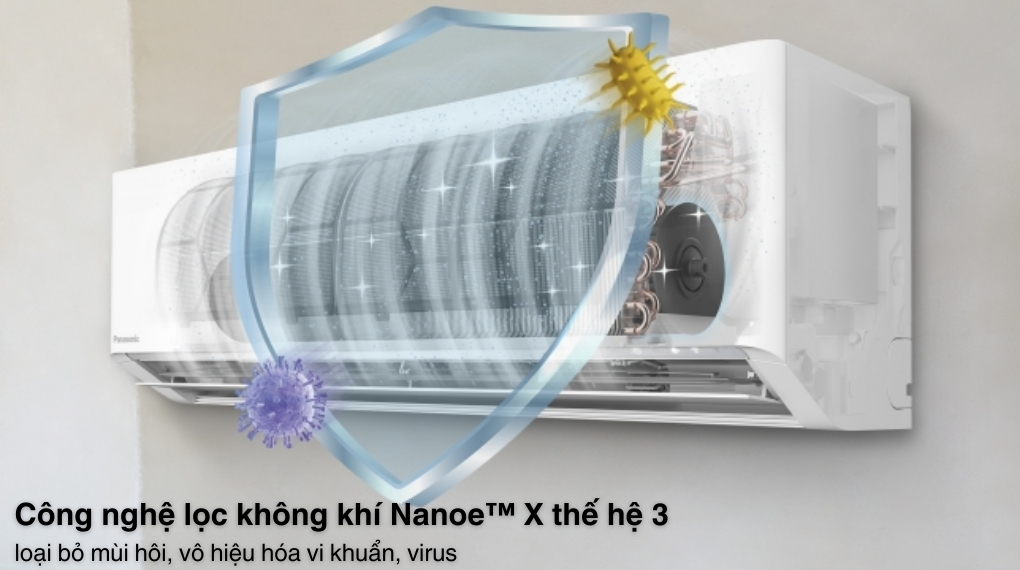 Điều hòa Panasonic 18000btu CS-XU18BKH-8, không gian mát lạnh dễ chịu mà còn trong lành