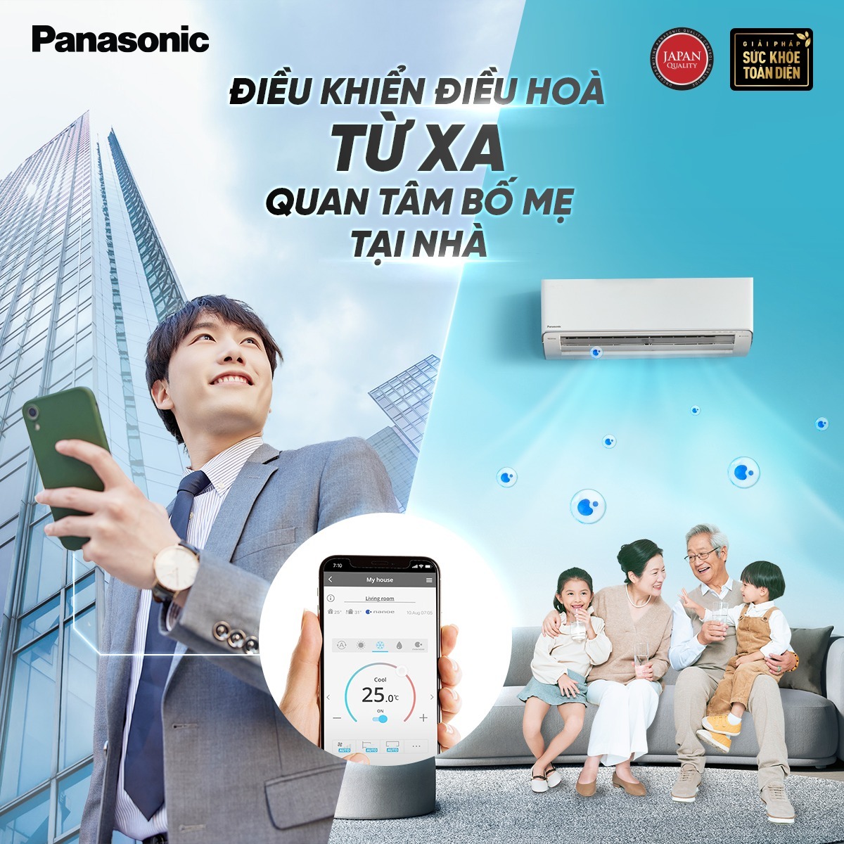 Điều hòa Panasonic 90000btu CS-XU9BKH-8, điều hòa có kết nối Wifi đầy tiện ích đáng sở hữu