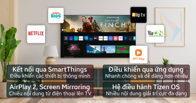 Smart tivi samsung 85 inch QA85QN80FAKXXV kích thước lớn được săn đón nhiều