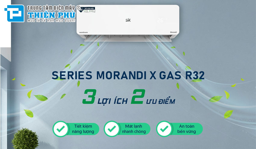 Khám phá những tính năng vượt trội trên điều hòa Sumikura 1 chiều APS/APO-180/MORANDI