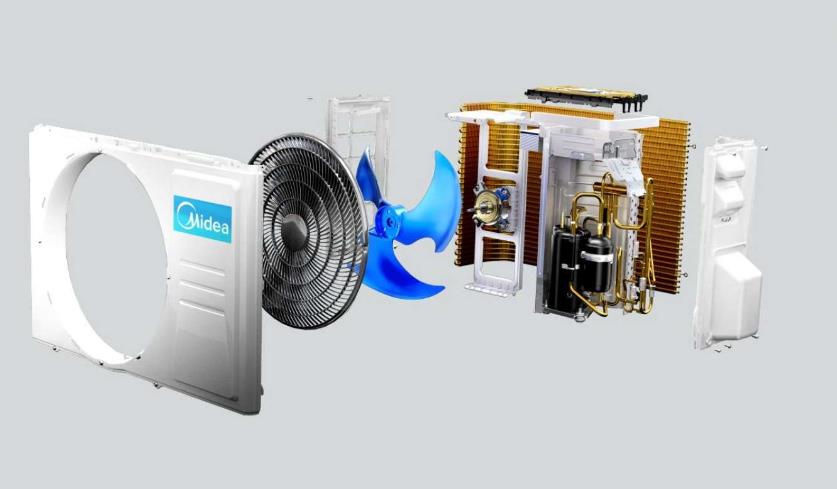 Làm mát không gian lớn hiệu quả với điều hòa cây Midea 48000btu MFJJ2-50CRN1