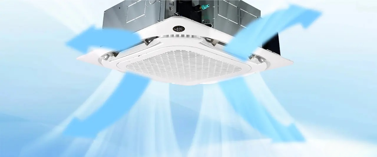 Đầu tư hiệu quả cho không gian lớn với điều hòa âm trần Midea 24000Btu MCD1-28CRN8