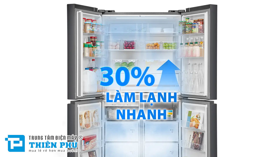 Tủ Lạnh Toshiba Multi Door Inverter 711 lít GR-RF900WI-PMV(06)-MG
