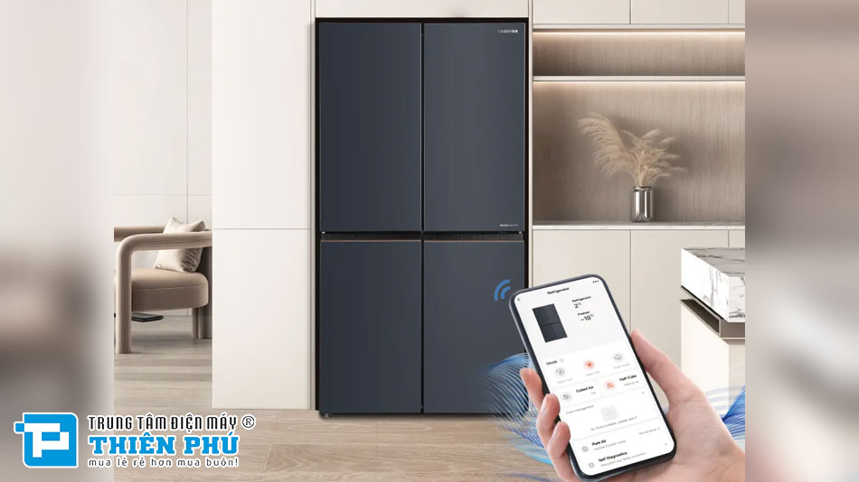 Tủ Lạnh Toshiba Multi Door Inverter 711 lít GR-RF900WI-PMV(06)-MG