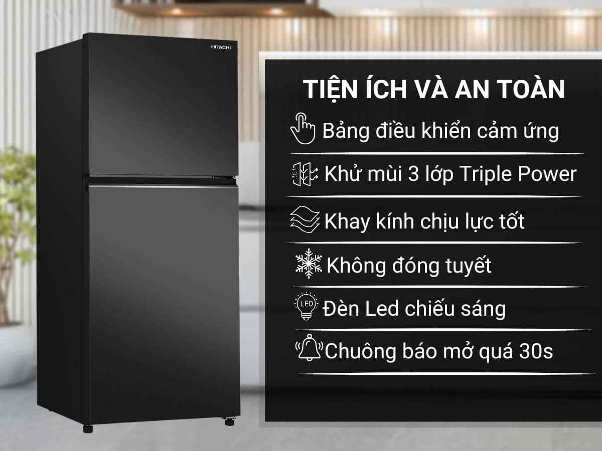6 tính năng nổi bật khiến tủ lạnh Hitachi HRTN6379SUVN trở nên ưa chuộng
