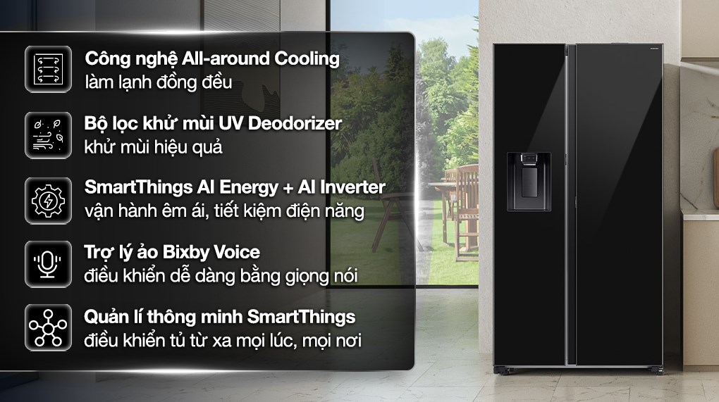 Đẳng cấp vượt trội ở tủ lạnh Samsung RS80F65J2BSV bạn cần biết