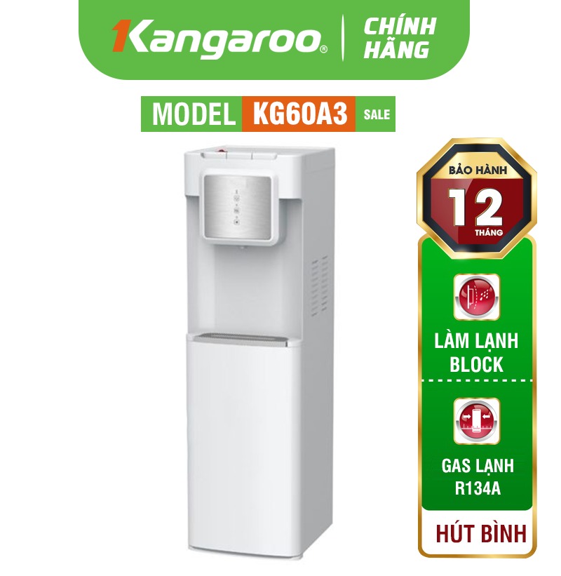 Cây nước nóng lạnh Kangaroo 1 vòi KG60A3 kết hợp hoàn hảo giữa công nghệ và thẩm mỹ