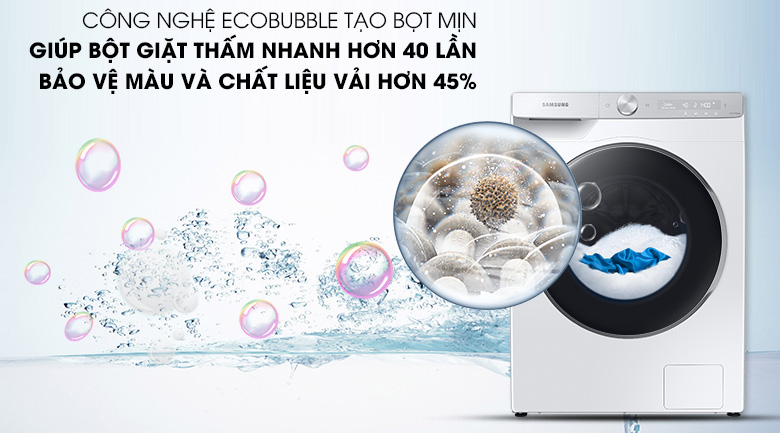 Ưu điểm vượt trội trên máy giặt samsung 12Kg WW12CGP44DSH/SV thuyết phục người dùng 