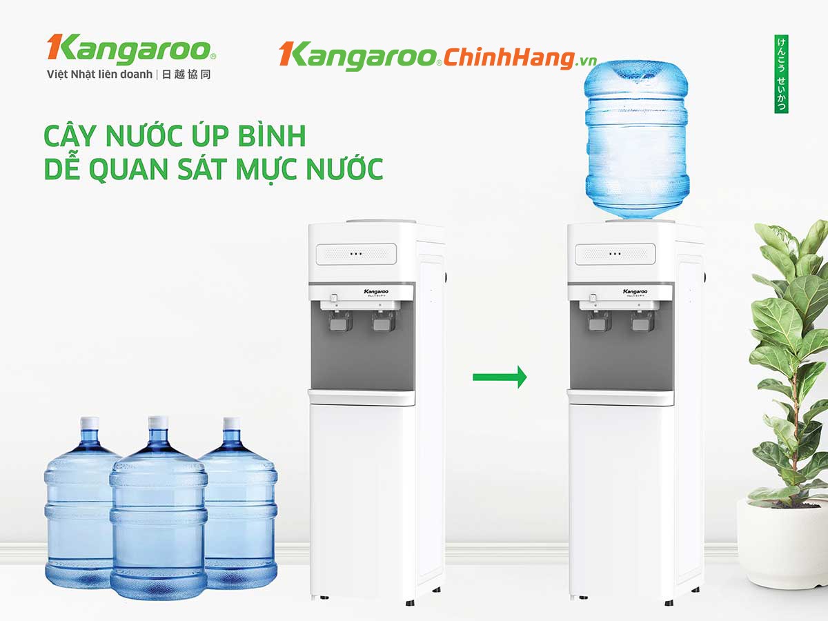 Cây nước nóng lạnh Kangaroo 2 vòi KG36A2 tuyệt tác công nghệ cho cuộc sống hiện đại