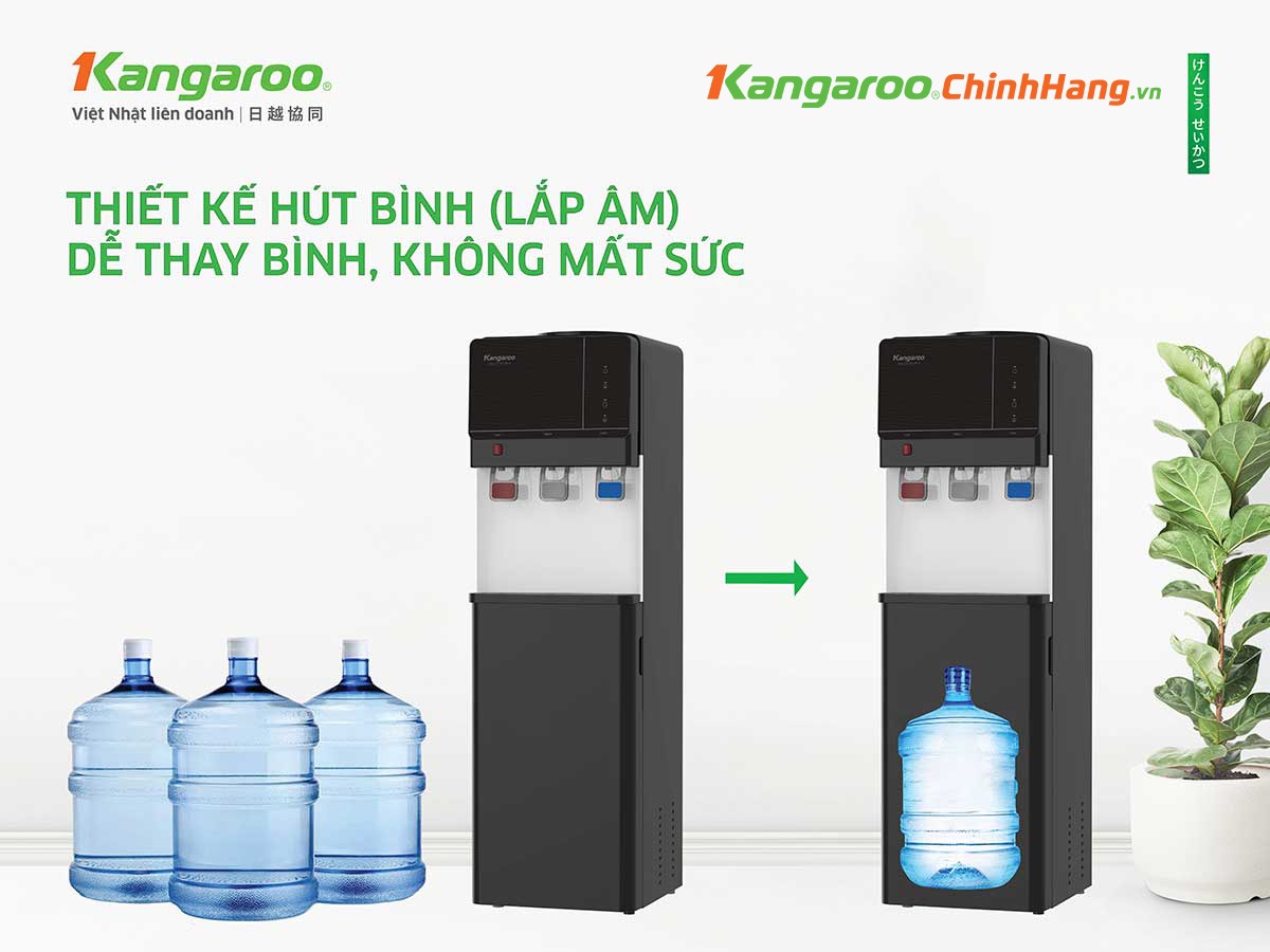 Cây nước nóng lạnh Kangaroo 3 vòi KG64A3 đỉnh cao công nghệ, tiện nghi cuộc sống hiện đại