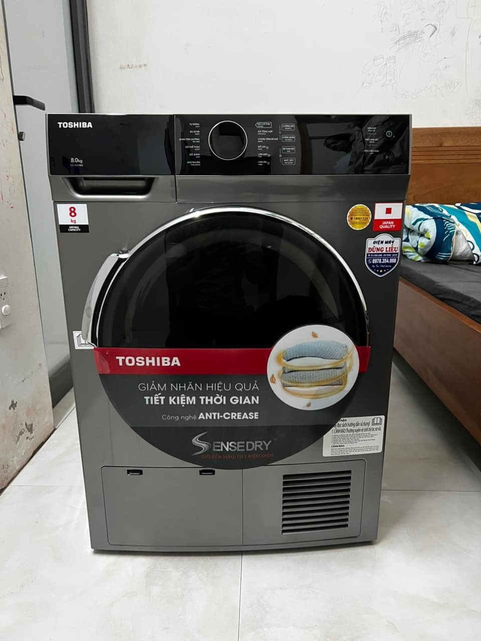 Có nên lựa chọn máy sấy quần áo Toshiba 8kg TD-K90MEV(SK) cho gia đình không