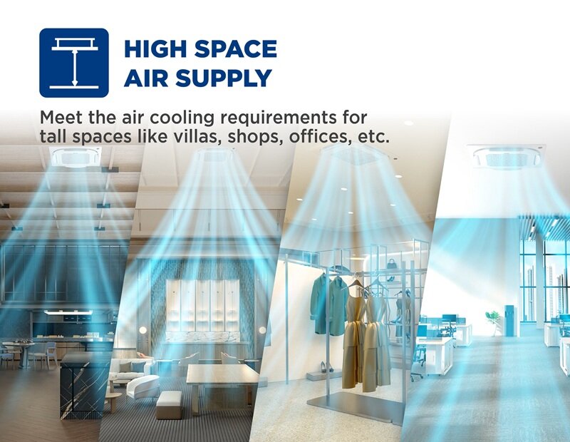 Điều hòa âm trần AUX 1 chiều ALCA-C60/5DR3QAB – Lựa chọn hoàn hảo cho nhà hàng, showroom, hội trường