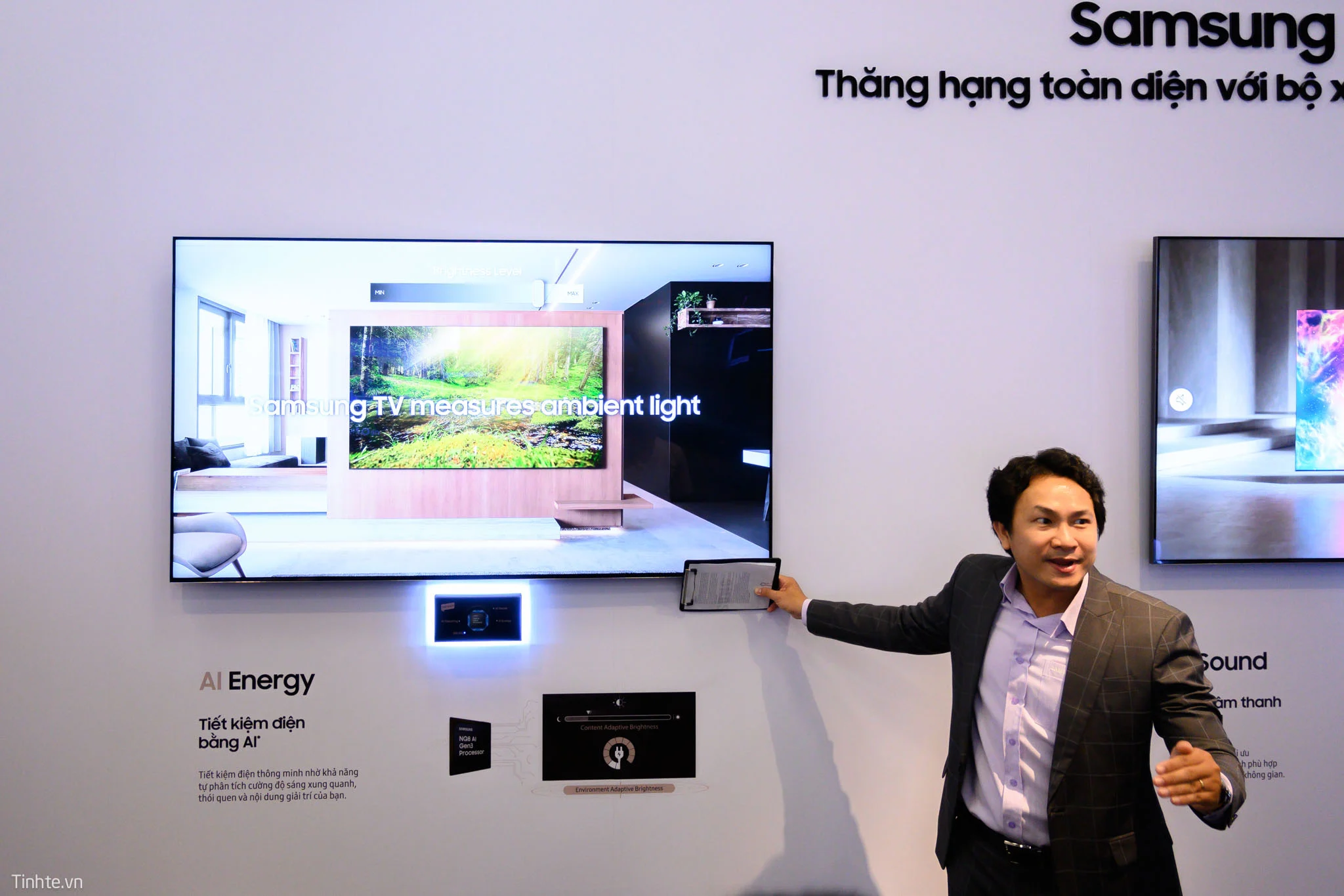 Smart tivi Samsung 75 inch QA75QN80FAKXXV – Kiệt tác Neo QLED 75 inch đỉnh cao công nghệ 2025