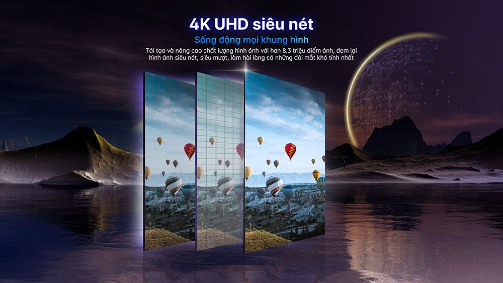 Hình ảnh đỉnh cao, thiết kế tối giản, công nghệ vượt trội trên smart tivi samsung 50 inch QA50Q8FAAKXXV 
