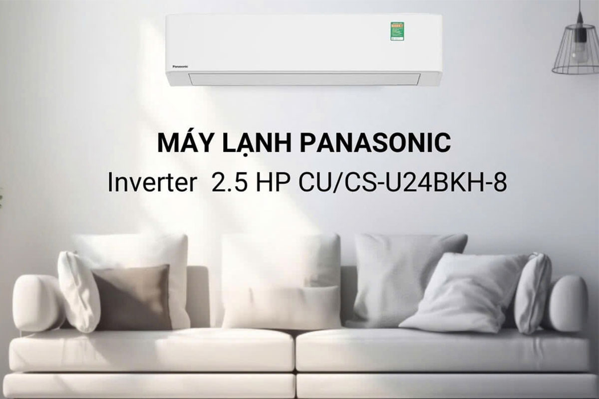 Có gì nổi bật ở điều hòa Panasonic CS-U24BKH-8? Công nghệ inverter có thật sự tiết kiệm điện?