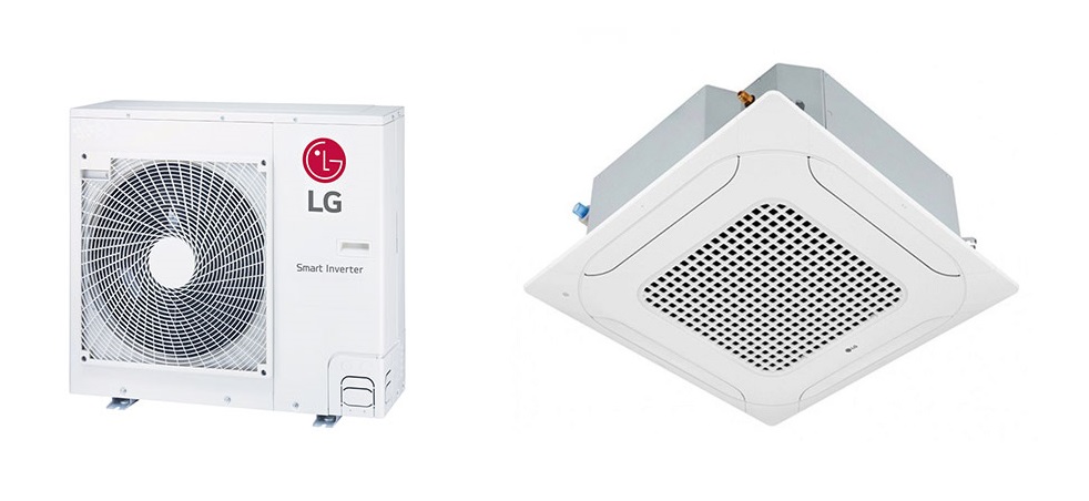 Tận hưởng không gian mát lạnh đồng đều với điều hòa âm trần LG 48000btu inverter ZTNQ48GMLA0/ZUAD1