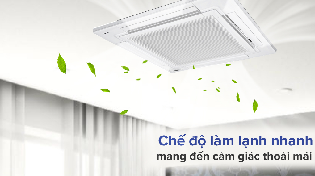 Giải pháp làm mát tối ưu với điều hòa âm trần Panasonic 48000btu inverter S-3448PU3HA/U-48PRH1H5