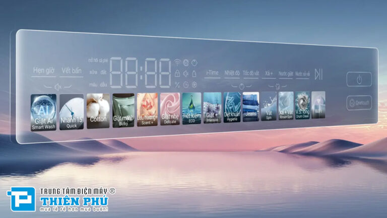 Máy giặt Aqua inverter 10Kg AW10-B4377U1L(GN) hiện đại, tiết kiệm điện và giặt sạch vượt trội