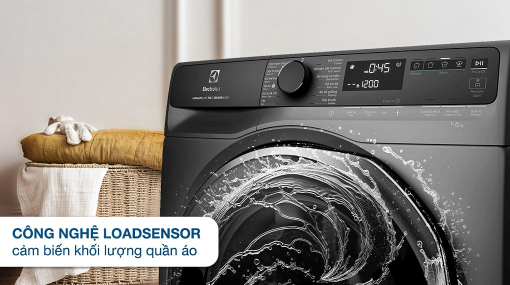 Máy giặt Electrolux 10Kg EWF1043R7SC giúp đánh bay vết bẩn, hoạt động êm ái