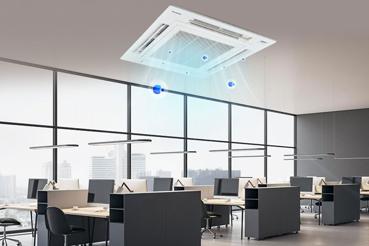 Khám phá công nghệ làm lạnh 360 độ trên điều hòa âm trần Panasonic 1 chiều S-30PU1H5B/U-30PN1H5