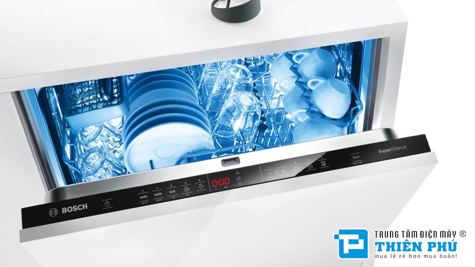 Máy Rửa Bát Bosch SMD8TCX04E 14 Bộ Series 8