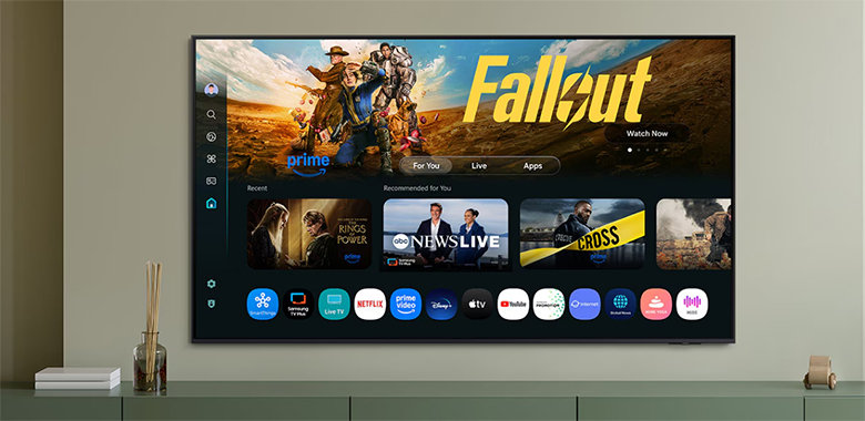 Smart Tivi Samsung QLED 75 inch 4K Vision AI QA75Q8FAAKXXV sang trọng và thông minh năm 2025