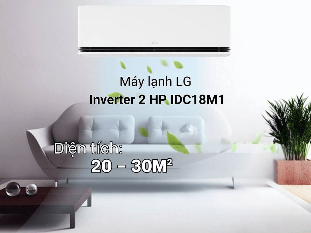 Điểm đáng chú ý đến từ điều hòa LG 1 chiều IDC18M1 bạn nên biết 