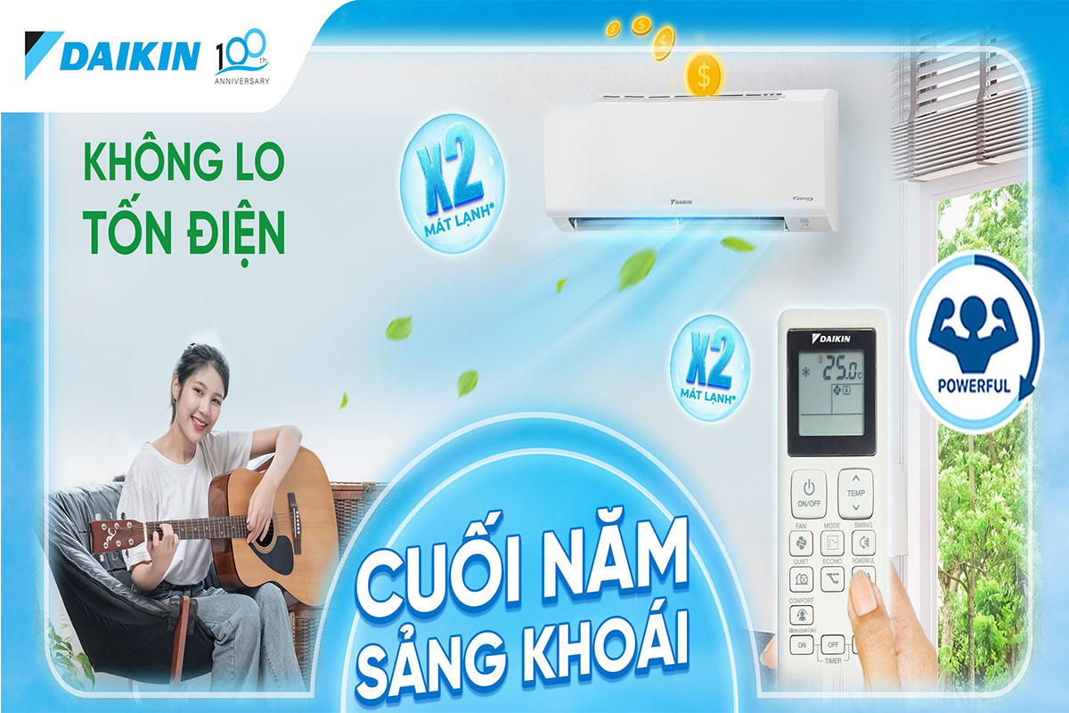 6 lý do nên lựa chọn điều hòa Daikin 24000btu FTKY71ZVMV cho không gian từ 40m2