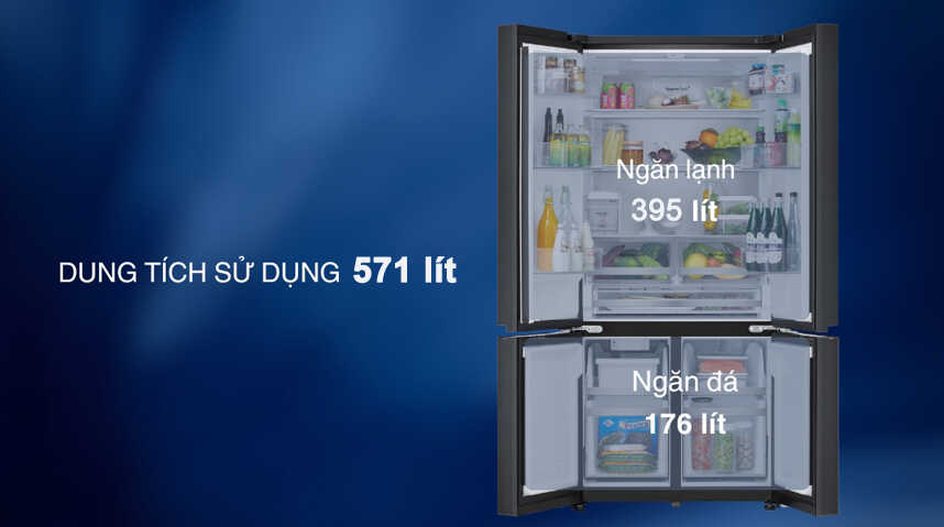 Tủ lạnh LG LFD58BLMA nhiều ưu điểm, phù hợp cho gia đình trên 5 người