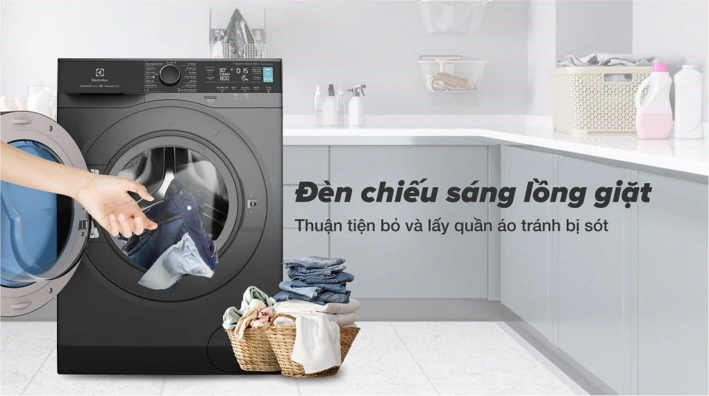 Máy giặt electrolux 10Kg EWF1043R7SC lựa chọn đáng tin cậy cho gia đình đông người